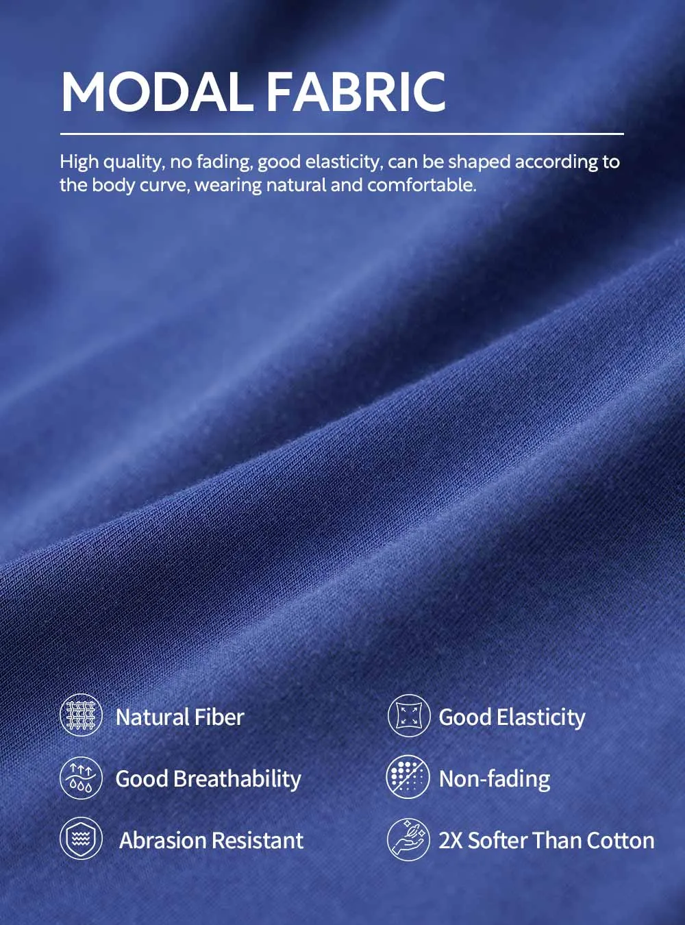 4 Packs Ultra Soft Micro Modal Trunks