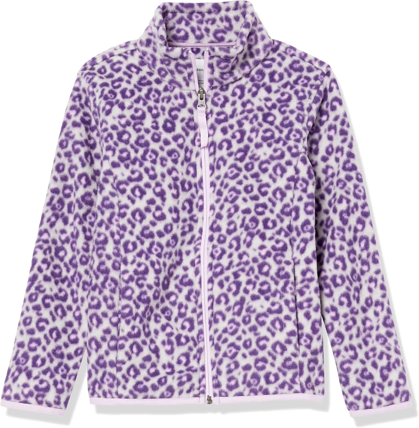 Amazon Essentials Girls and Toddlers' Polar Fleece Full-Zip Mock Jacket