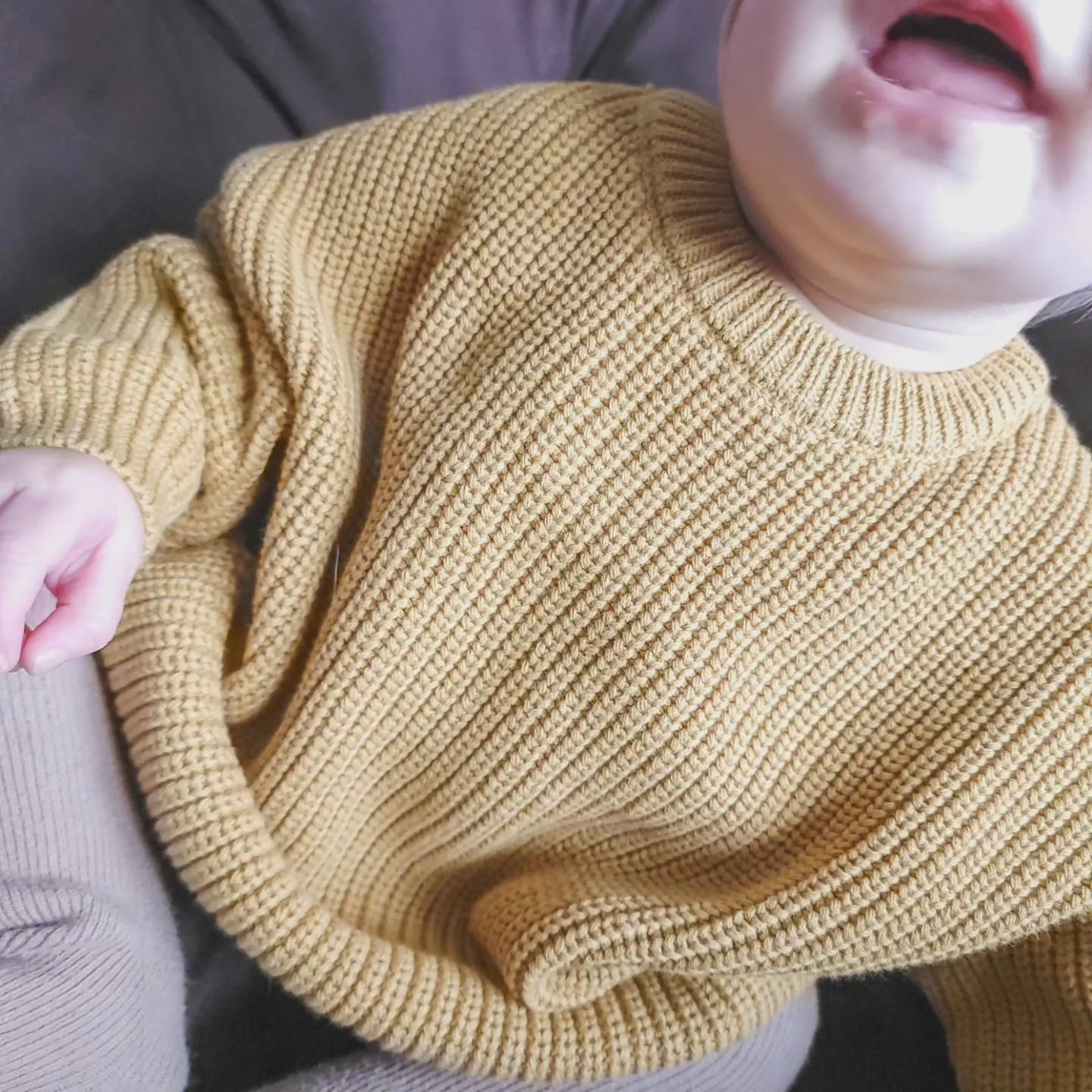 Cable knit sweater