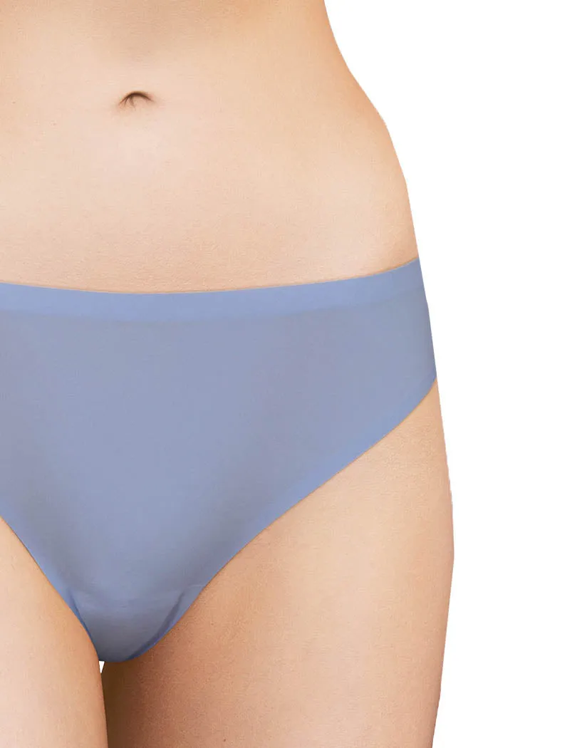 Chantelle Soft Stretch One Size Seamless Thong Periwinkle/ Grey Sky 2649