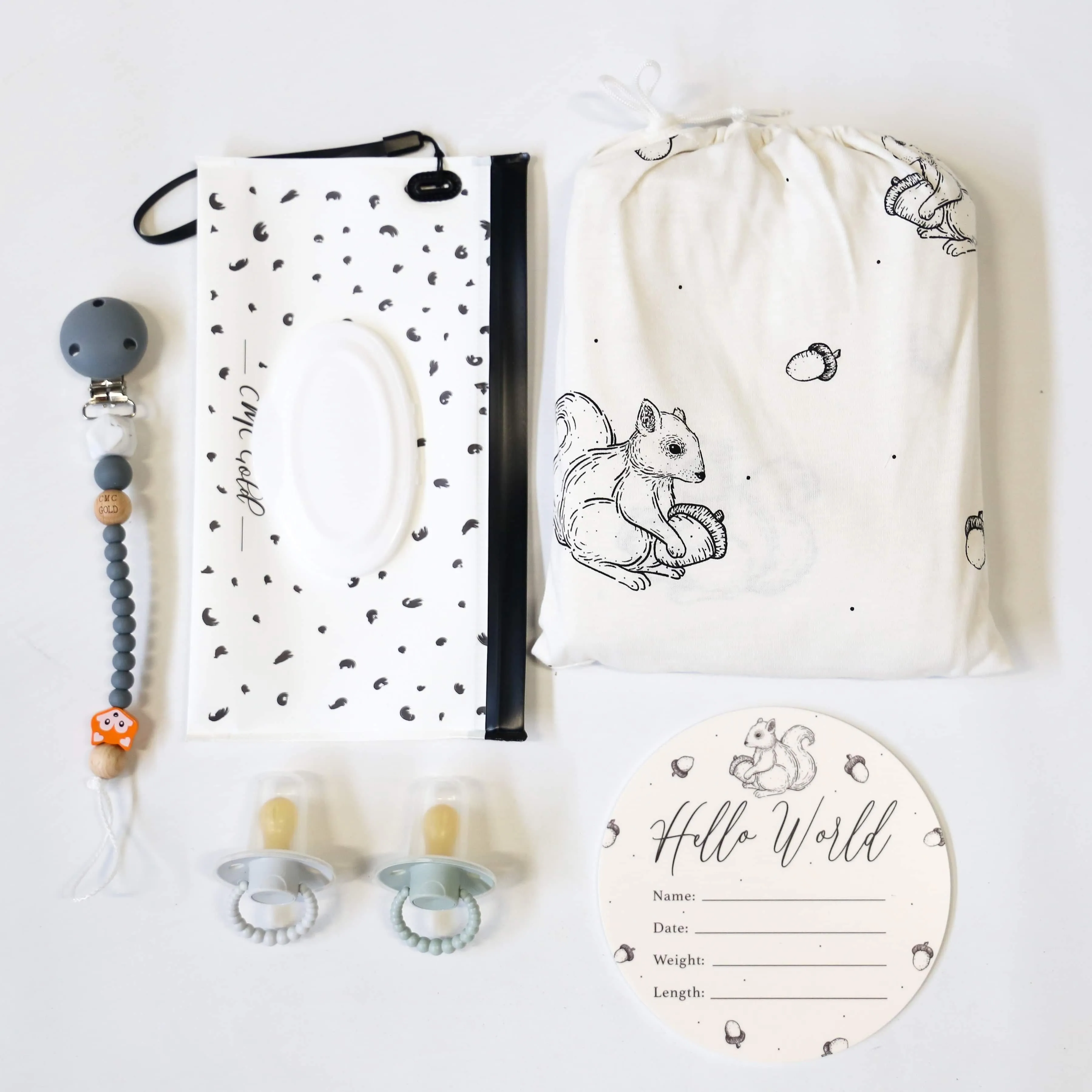 CMC GOLD - Birth Bundle Little Squirrel Set