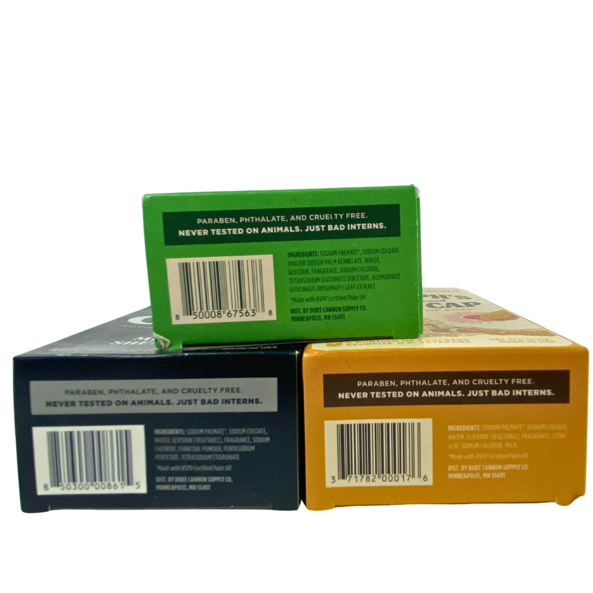 Duke Cannon Assorted Soap Bars and Assorted Scents (32 Pcs Lot)