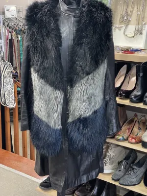 Faux Fur Vest M-L