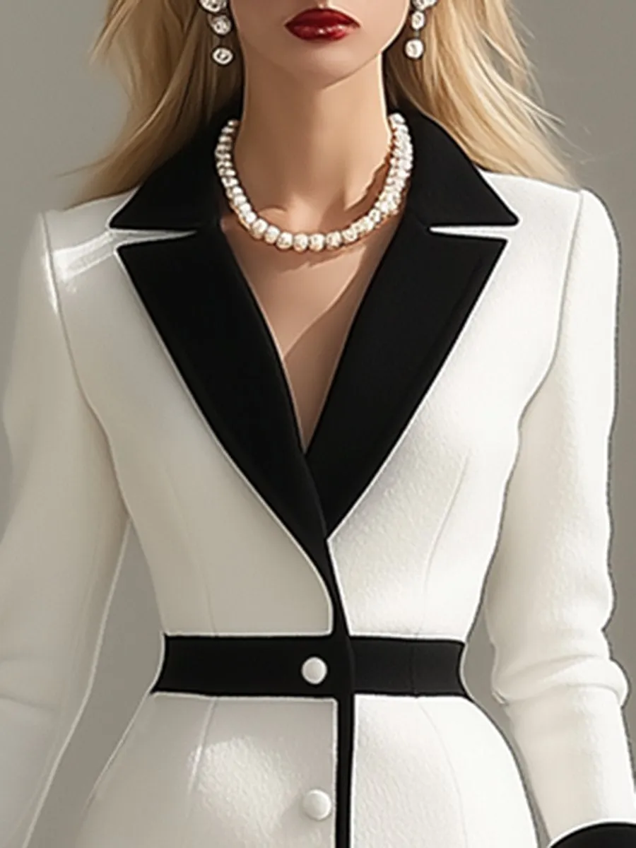 High-End And Elegant Black Midi Dress