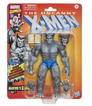 Marvel Legends Exclusive Retro Vintage Beast Grey 6-Inch Figure