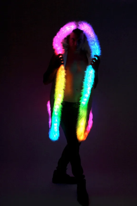 Men's LED Sequin Vest in "Black/ Gold"