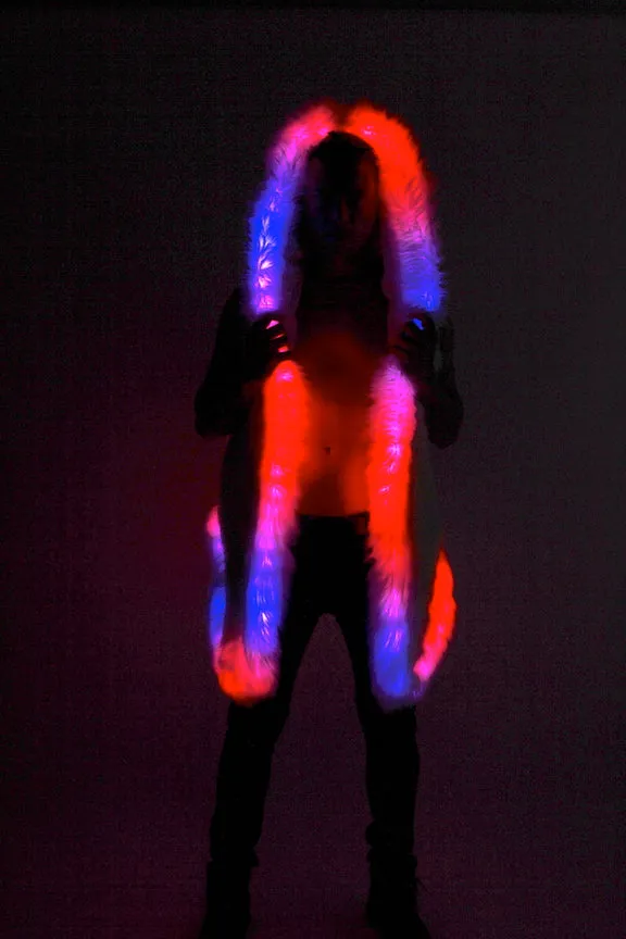 Men's LED Sequin Vest in "Black/ Gold"