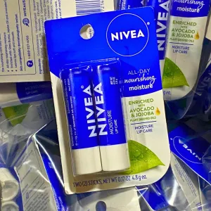 Nivea All-Day Lip Care 2 sticks 0.17 OZ (50 Pcs Lot)