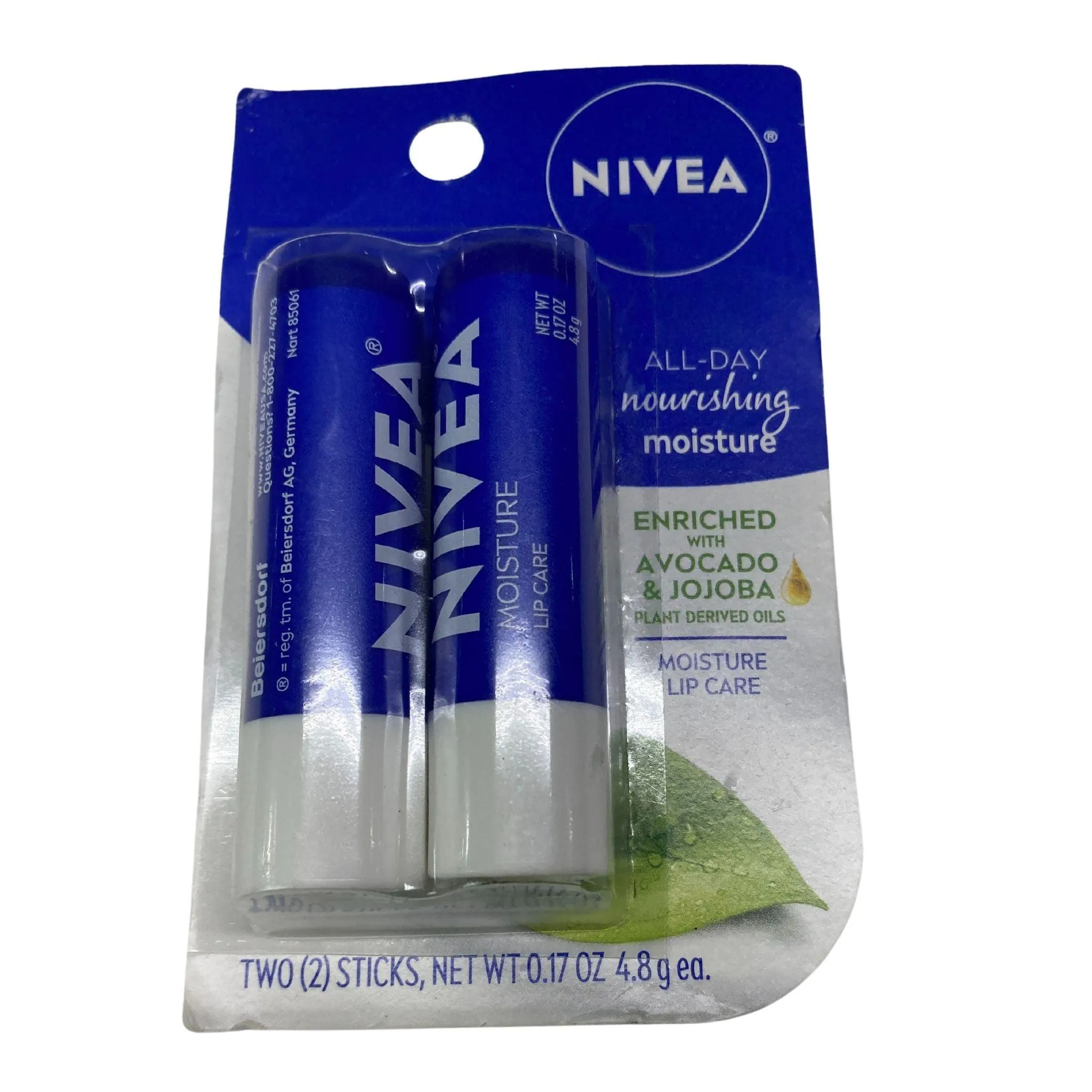 Nivea All-Day Lip Care 2 sticks 0.17 OZ (50 Pcs Lot)