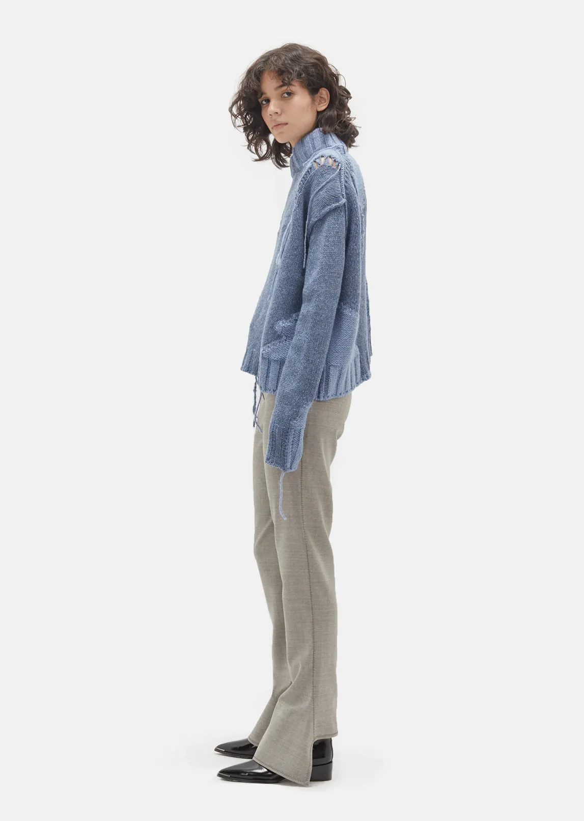 Ovira Patch Knit Turtleneck