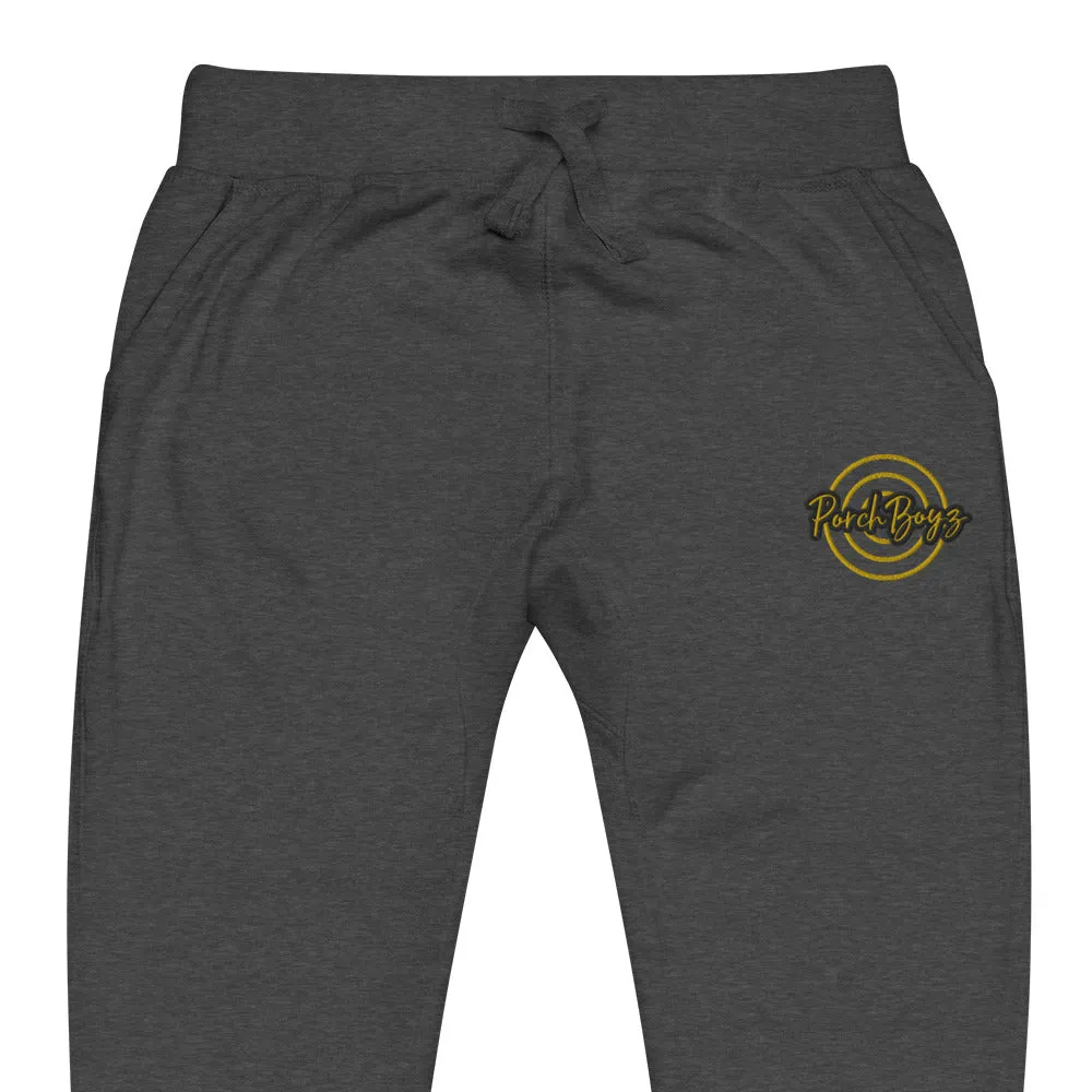 PORCHBOYZ Embroidered Unisex fleece sweatpants