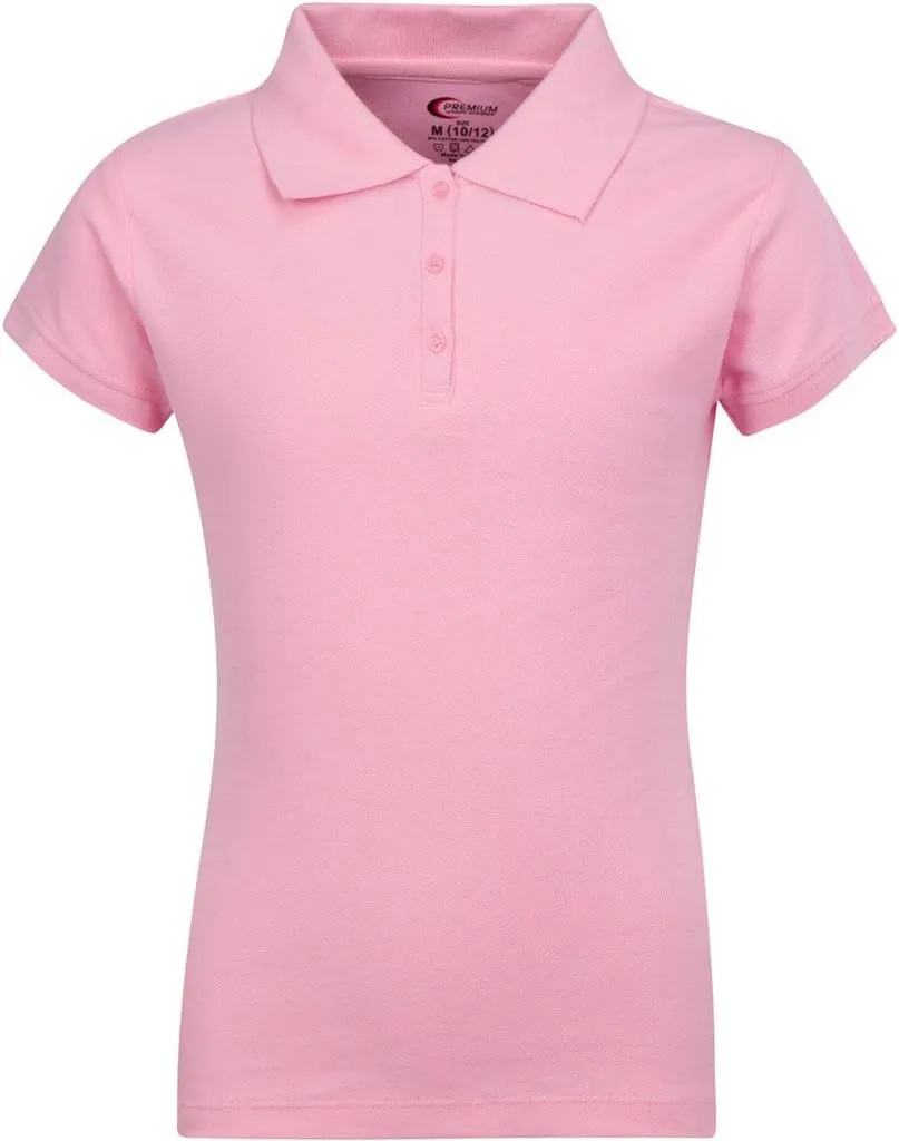 Premium Wear Junior Girl Short Sleeve Polo Shirts