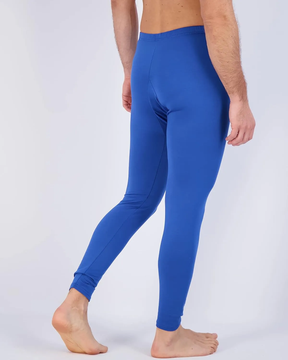 Real Essentials 3 Pack: Men's Thermal Underwear Base Layer Fleece Lined Pants with Fly - Long John Bottom(Big & Tall)