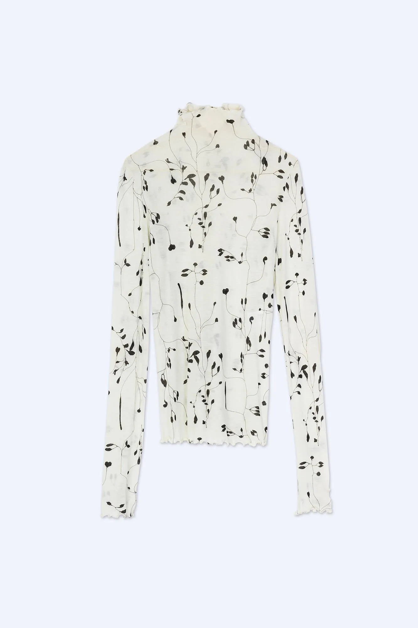 SLIM PRINTED SWEATER