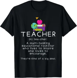 Teacher Definition - Funny Teaching School Teacher T-Shirt
