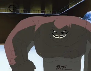 The New Batman Adventures Original Production Cel signed by Bruce Timm: Clayface