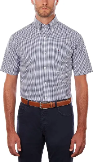 Tommy Hilfiger Men's Short Sleeve Button-Down Shirt - Amazon Exclusive