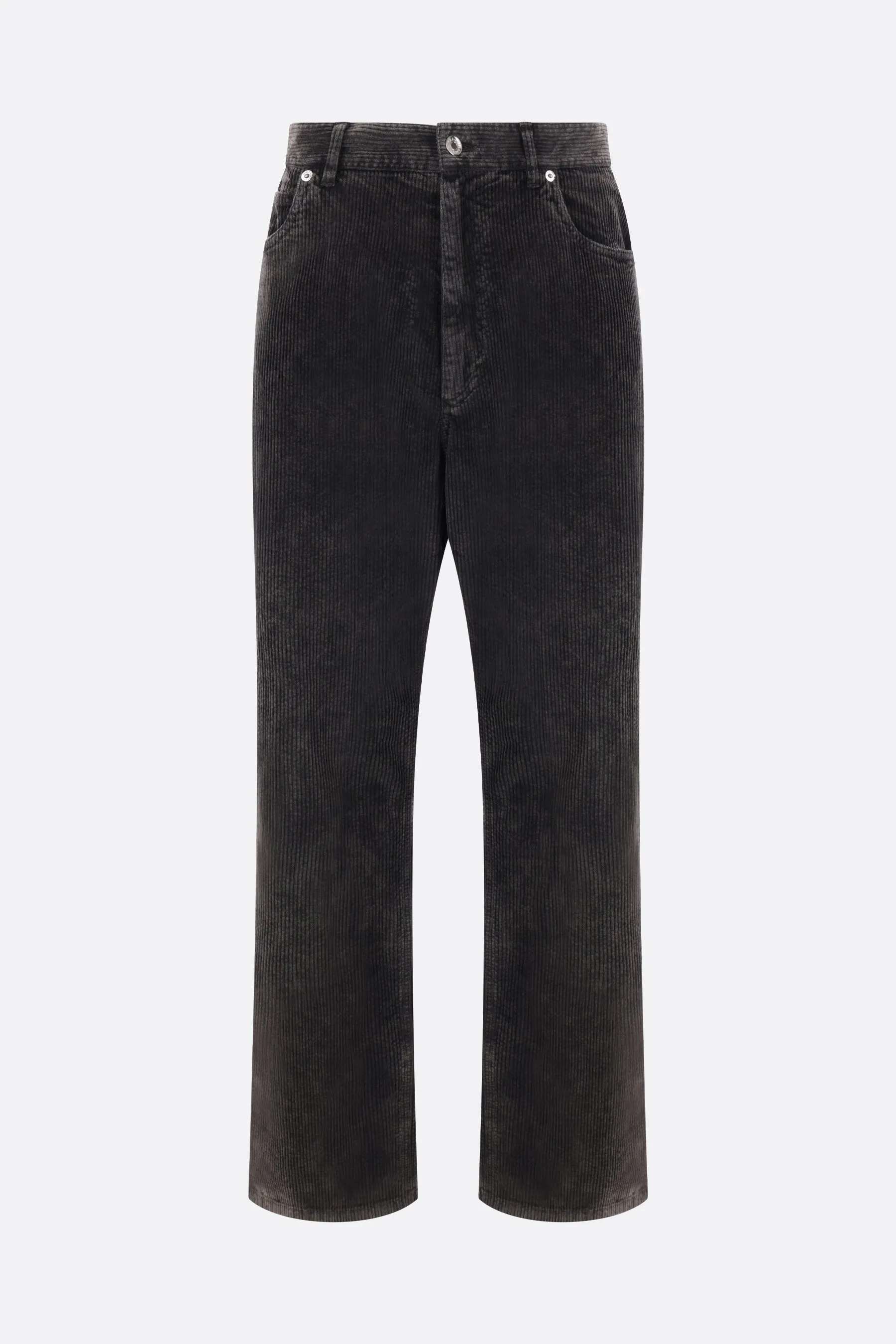Wide-Leg Corduroy Trousers
