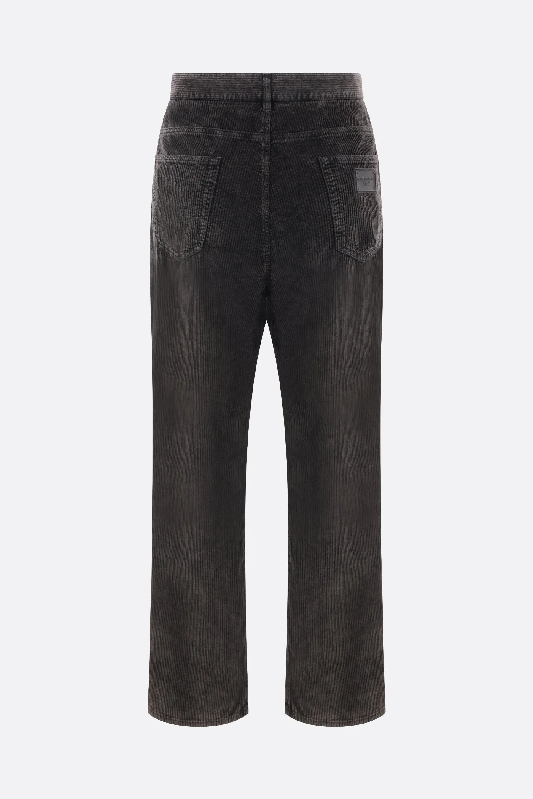 Wide-Leg Corduroy Trousers