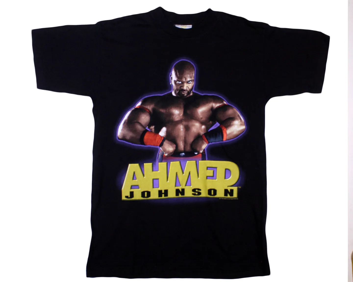 WWF AHMED JOHNSON T-SHIRT MEDIUM